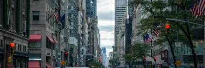 Busy City Street